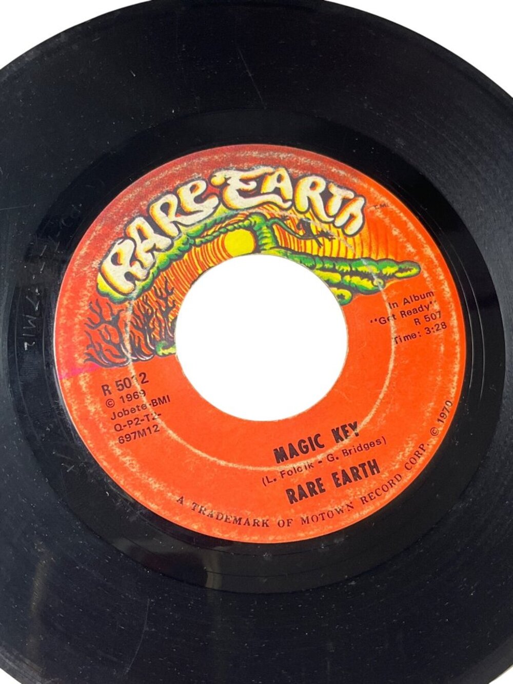 Rare Earth 45 RPM Vinyl Record "Get Ready" & "Magic Key" 1970 Motown Label R85 - Picture 4 of 4